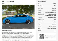 2014 Lexus IS 250 in Hollywood, FL 33023-1906 - 18063698 27